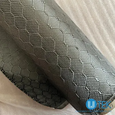 Tela de carbono Jacquard 3k 220GSM